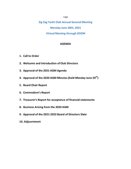 ZZYC 2021 AGM Package.Pdf