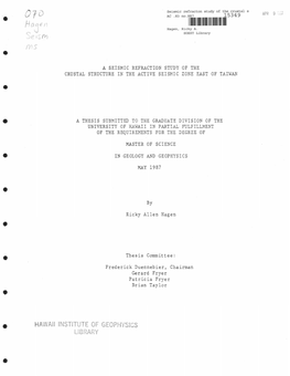 Hagen RA 1987 Thesis.Pdf