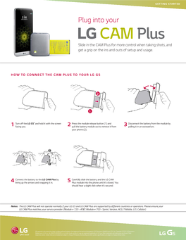 4 Connect the Battery to the LG CAM Plus By