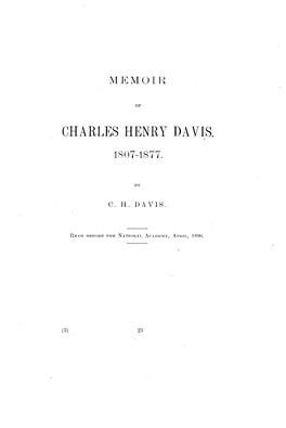 Charles Henry Davis. Is 07-18 77