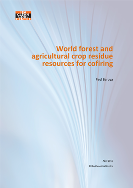 Biomass Resources Using Published Forestry Data from the UN Forestry and Agricultural Organization (FAO)