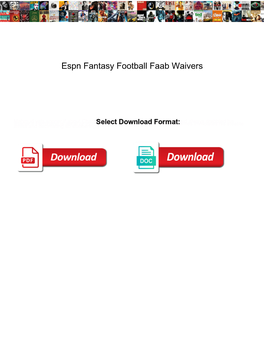 Espn Fantasy Football Faab Waivers