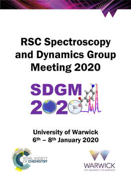 RSC Spectroscopy and Dynamics Group Meeting 2020