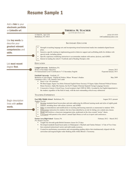 Resume Sample 1