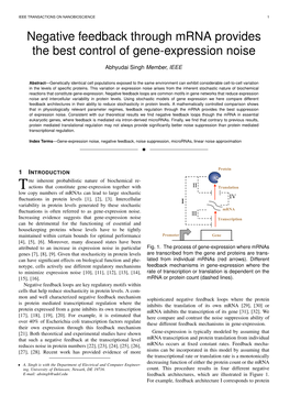 Negative Feedback Through Mrna Provides the Best Control of Gene-Expression Noise