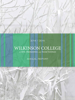 WILKINSON COLLEGE of Arts, Humanities, and Social Sciences