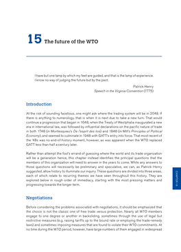 The Future of the WTO 551