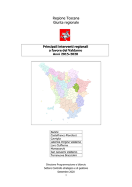 Regione Toscana Giunta Regionale