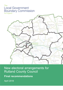 New Electoral Arrangements for Rutland County Council