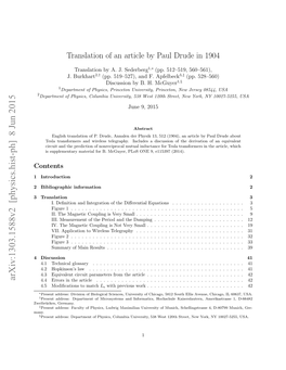 Arxiv:1303.1588V2 [Physics.Hist-Ph] 8 Jun 2015 4.4 Errors in the Article