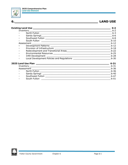 Land Use Element