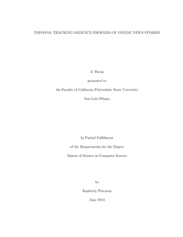 Tracking Salience Profiles of Online News Stories