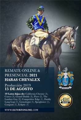 Remate Online & Presencial 2021 Haras Chevalex