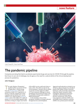 The Pandemic Pipeline Companies Are Doing Their Best to Accelerate Experimental Drugs and Vaccines for COVID-19 Through the Pipeline