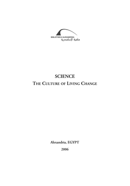 Science the Culture of Living Change