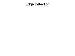 Computer Vision: Edge Detection