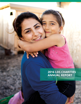 2016 Lds Charities Annual Report