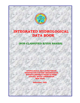 Integrated Hydrological Data Book