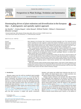 Disentangling Drivers of Plant Endemism and Diversification