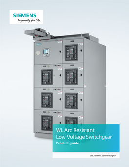 WL Arc Resistant Low Voltage Switchgear Product Guide