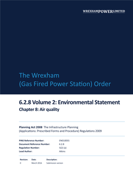 The Wrexham (Gas Fired Power Station) Order