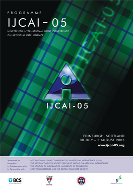 IJCAI-05 Programme