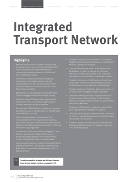 Integrated Transport Network Accessible to Everyone Our People Our Organisation Financial Statements Appendices