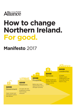 2017 NI Assembly Election Manifesto