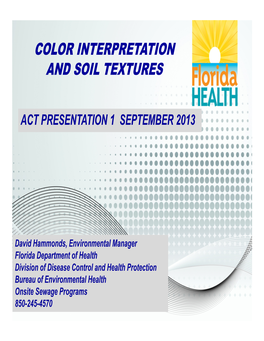 Color Interpretation and Soil Textures