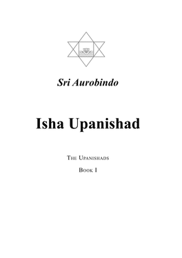 Isha Upanishad