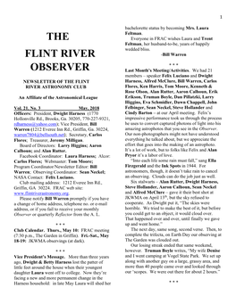 The Flint River Observer