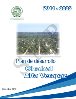 Plan De Desarrollo Municipal