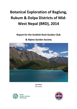 Botanical Exploration of Baglung, Rukum & Dolpa Districts of Mid