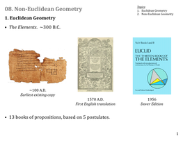 08. Non-Euclidean Geometry 1