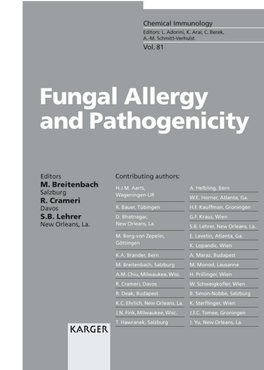 Fungal Allergy and Pathogenicity 20130415 112934.Pdf