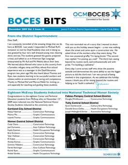 December BOCES Bits