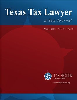 Income-Tax Purposes and Not for Transfer-Tax Purposes, and Vice Versa • There Is No “Perfect” Holding Structure for U.S