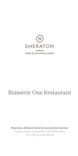 Brasserie One Restaurant