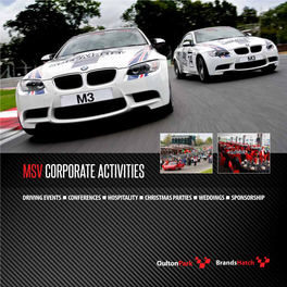 Msv Corporate Activities