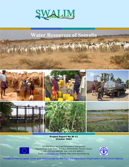 W-11 Water Resources of Somalia.Pdf