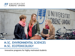 Uni Koblenz-Landau Environmental Studies