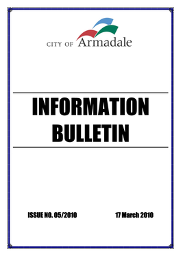 Issue No. 05/2010 Bulletin