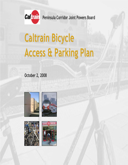 Caltrain Bicycle Access & Parking Plan