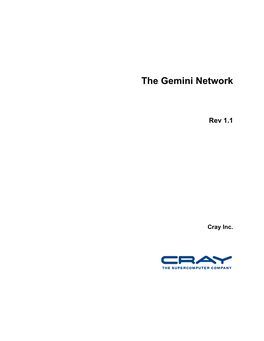 The Gemini Network