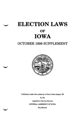 Election Laws Supplement