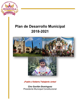 Plan De Desarrollo Municipal 2018-2021