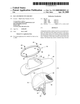 (19) United States (12) Patent Application Publication (10) Pub