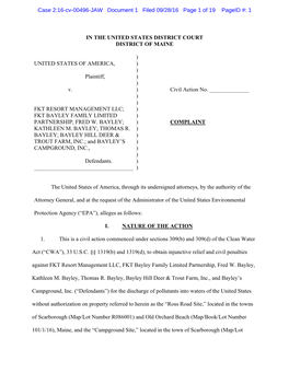 Case 2:16-Cv-00496-JAW Document 1 Filed 09/28/16 Page 1 of 19 Pageid #: 1