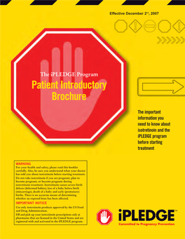 Patient Introductory Brochure