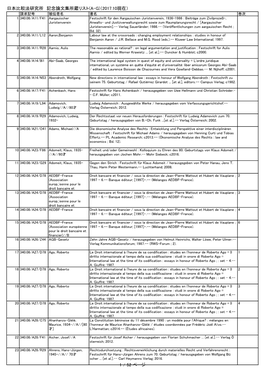 日本比較法研究所 記念論文集所蔵リスト(A-G)（2017.10現在） 1 / 52